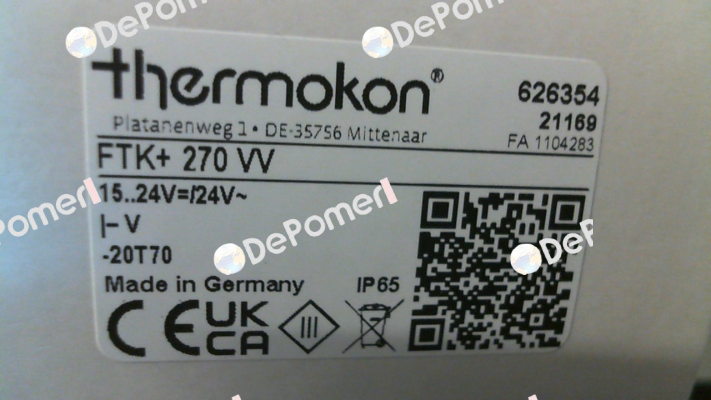 626354 (FTK+ 270 VV) Thermokon