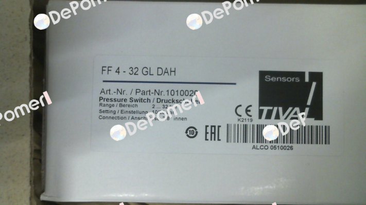 1010026 / FF 4-32 GL DAH Tival-Sensors