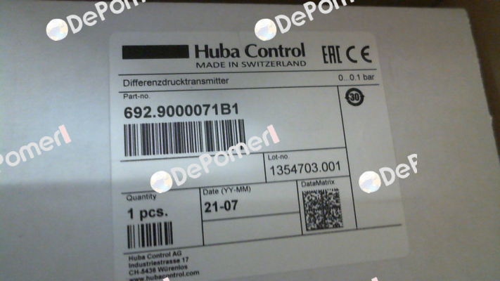 692.9000071B1 Huba Control