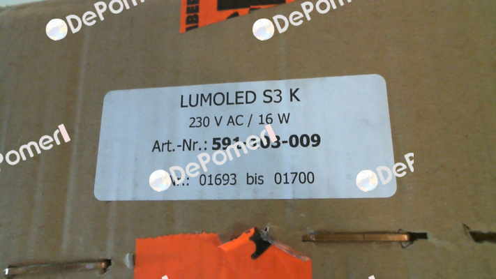 S3 230V 16W K / 591-103-009 Techmalux