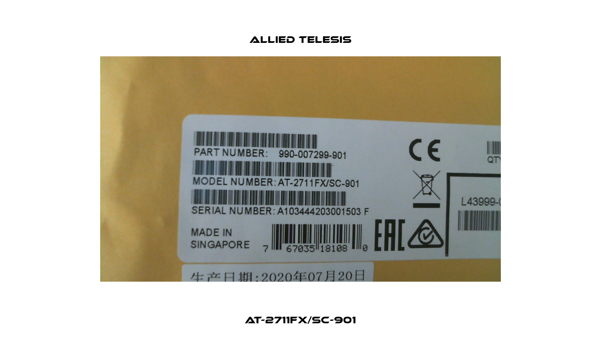 AT-2711FX/SC-901 Allied Telesis