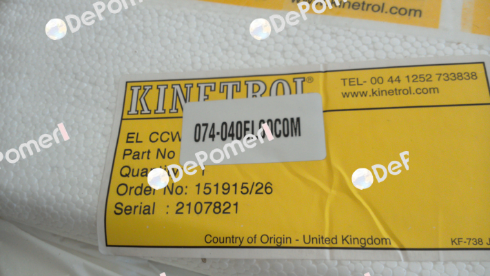 074-040EL00C0M Kinetrol