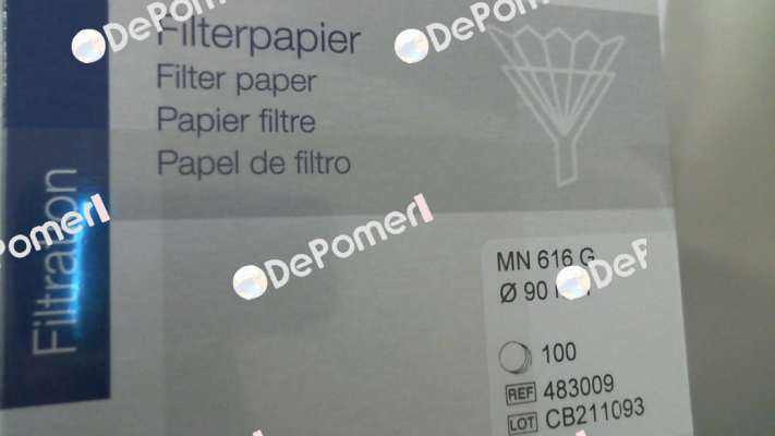 MN 616 G  Ø 90 мм (1x 100 pcs) Macherey Nagel