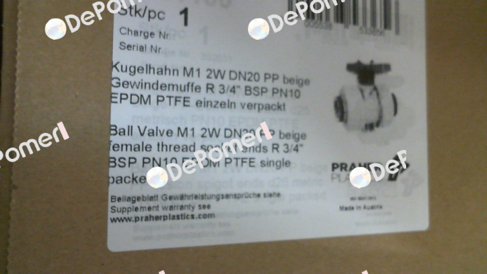 M1 PP 3/4" Praher