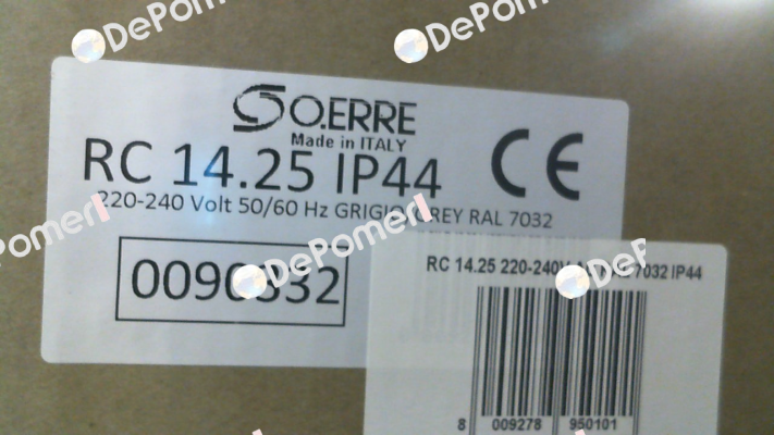 p/n: 0090332, Type: RC14.25 OERRE