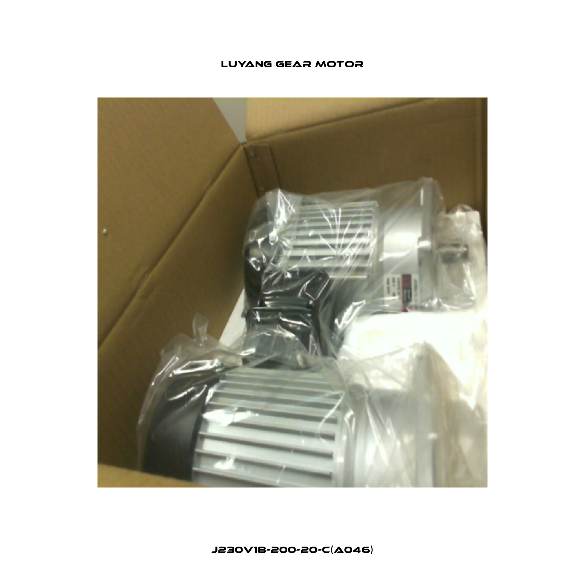 J230V18-200-20-C(A046) Luyang Gear Motor