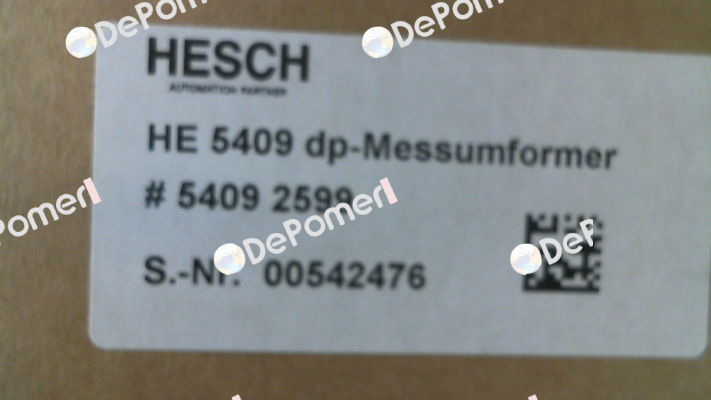 HE 5409 (5409 2599) Hesch Automation