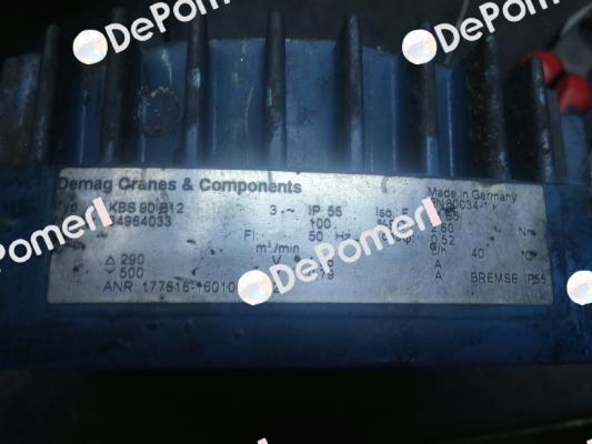 Brake disc for Ty KBS 90 B12  Demag
