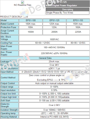 EPS1-125 Fotek