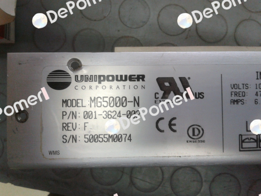MG5000-N OBOLETE- NO REPLACEMENT   Unipower