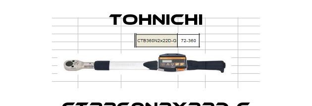 CTB360N2X22D-G Tohnichi