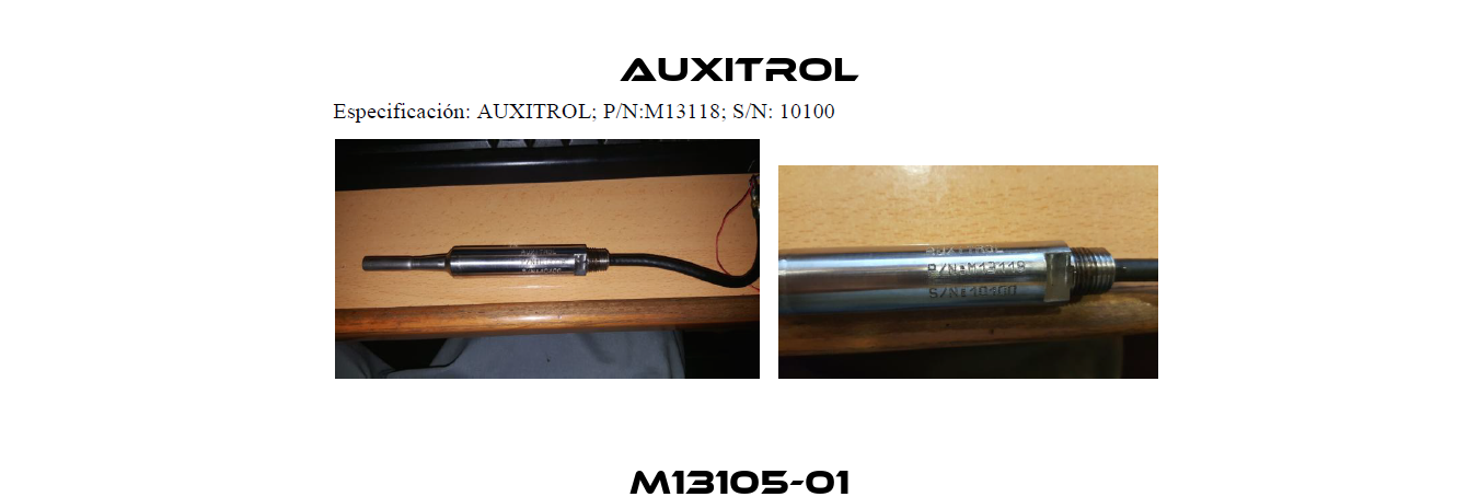 M13105-01 AUXITROL