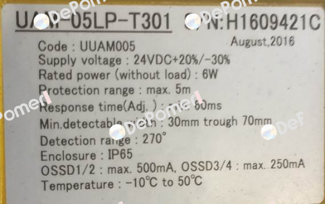 UAM-05LP-T301 Hokuyo