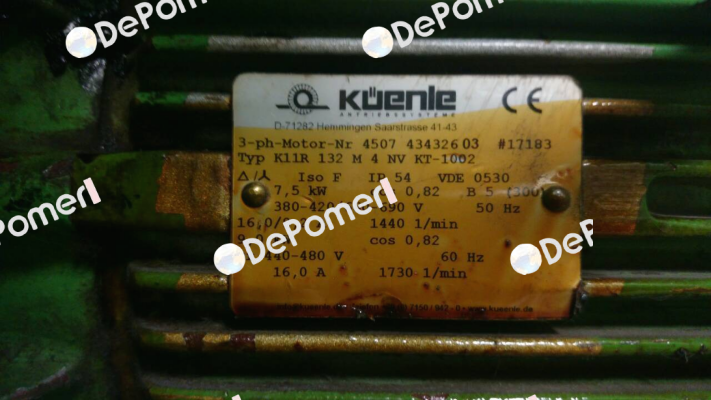 K11R  132 M 4 NV KT-1002 oem  Küenle