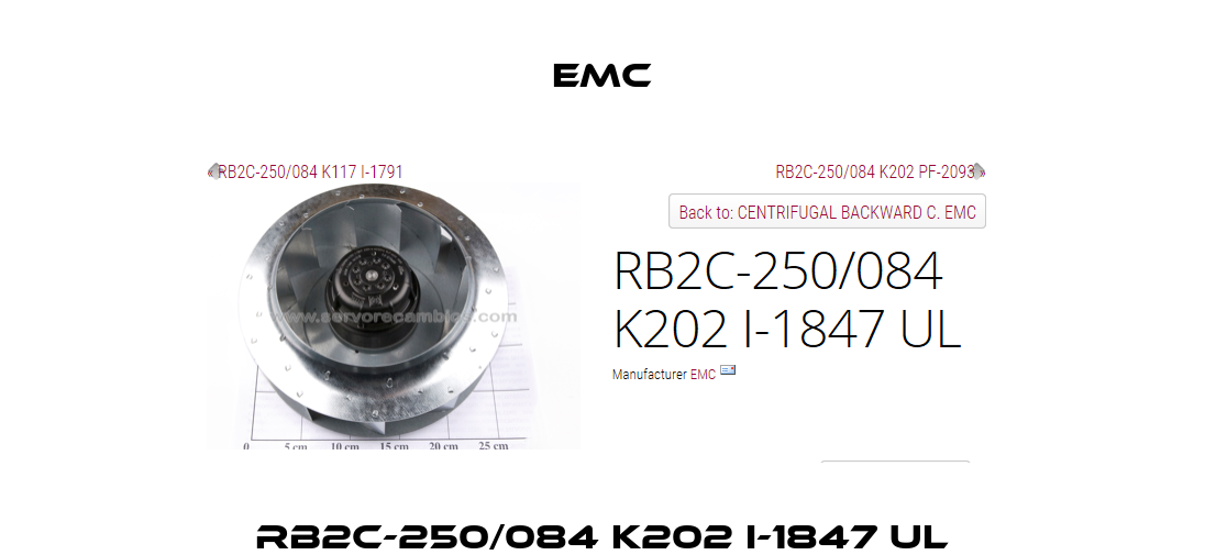 RB2C-250/084 K202 I-1847 UL Emc