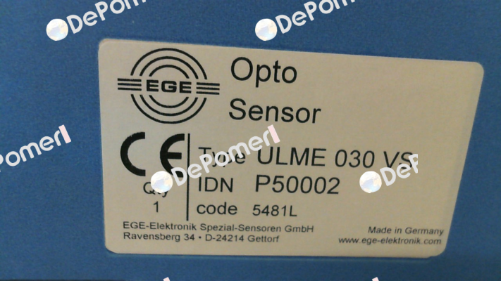 p/n: P50002, Type: ULME 030 VS Ege