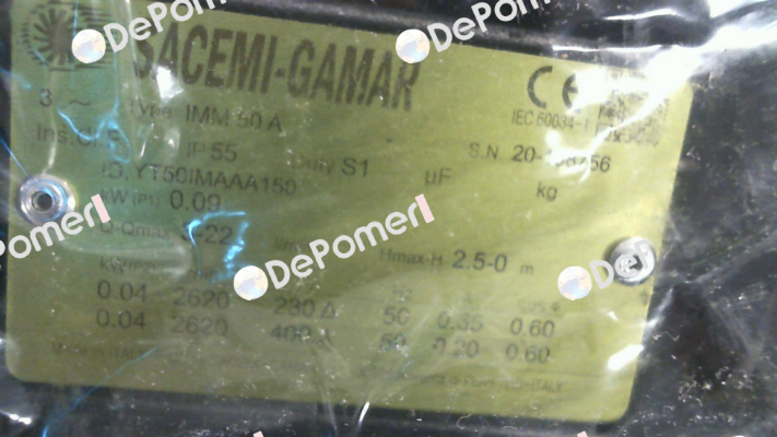 IMM 50A - 150 (YT50IMAAA1505-1) Sacemi