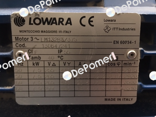 PLM132B3/375 IE2  Lowara