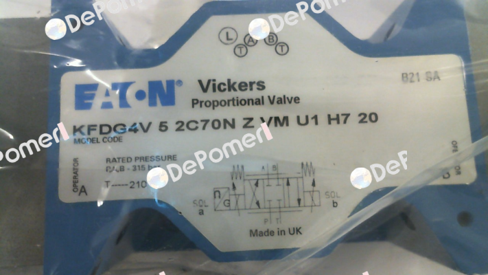 P/N: 565320, Type: KFDG4V52C70NZVMU1H720 Vickers (Eaton)