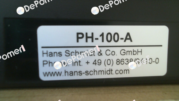 PH-100 A Hans Schmidt