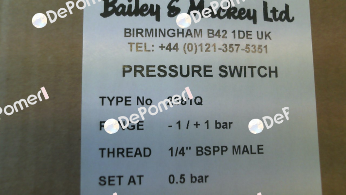 Type 2381Q (05 87940 165) Bailey & Mackey