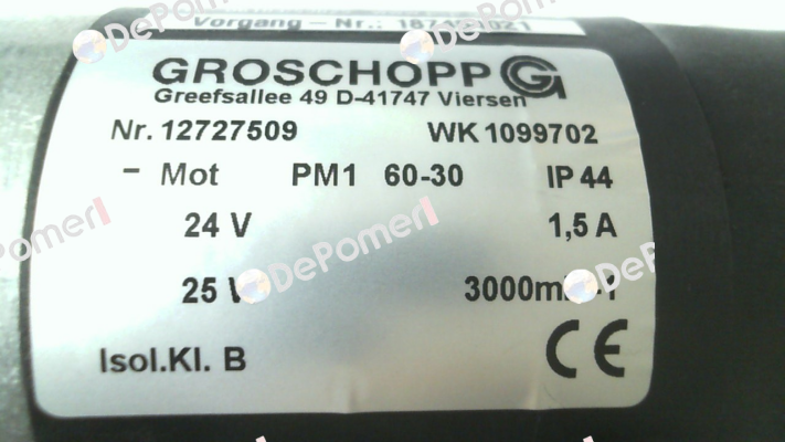 Art. No. 502819 (i=25:1) Groschopp