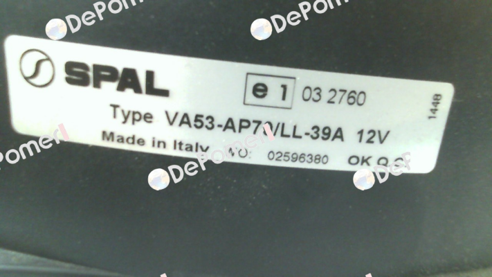 VA53-AP70/LL-39A SPAL