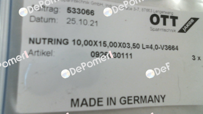 0926030111 OTT-JAKOB
