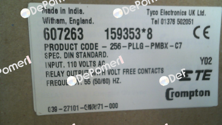 256-PLLG CROMPTON INSTRUMENTS (TE Connectivity)