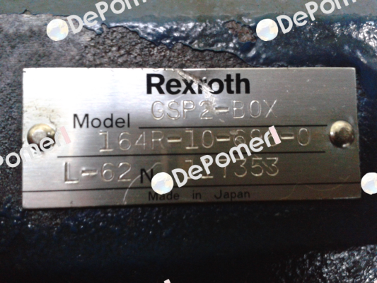 GSP2-BOX 164R-10-696-0 L-62 OEM/customized  Rexroth