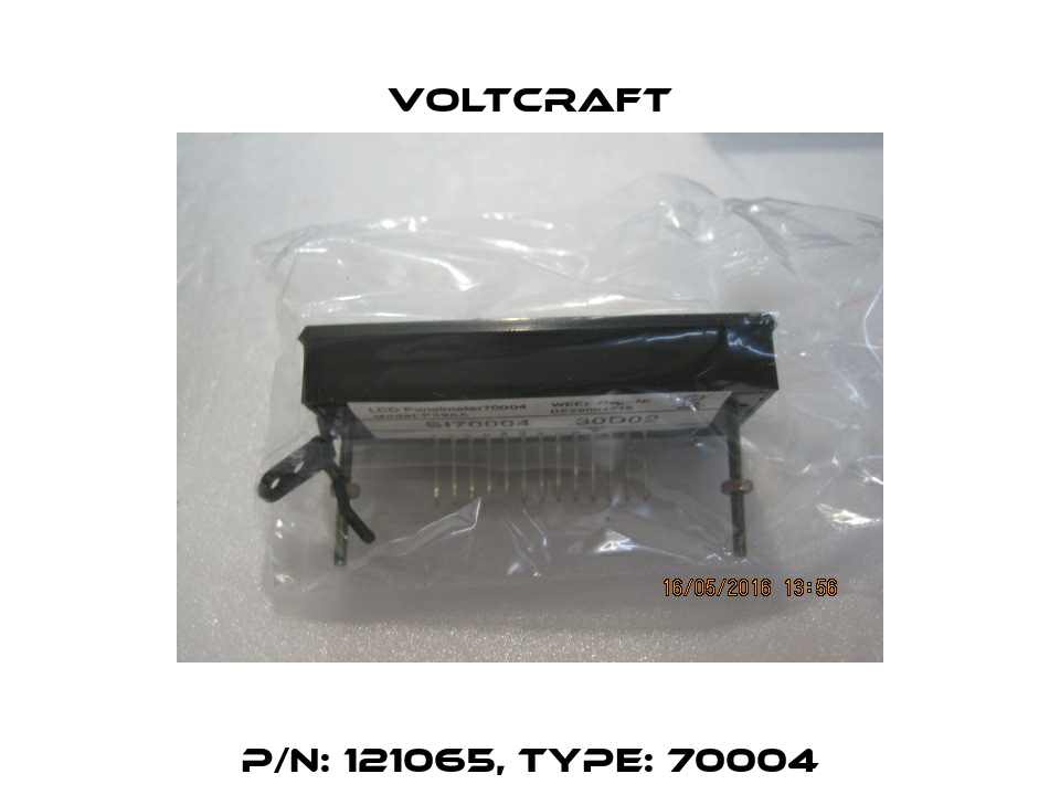 P/N: 121065 Type: 70004  Voltcraft