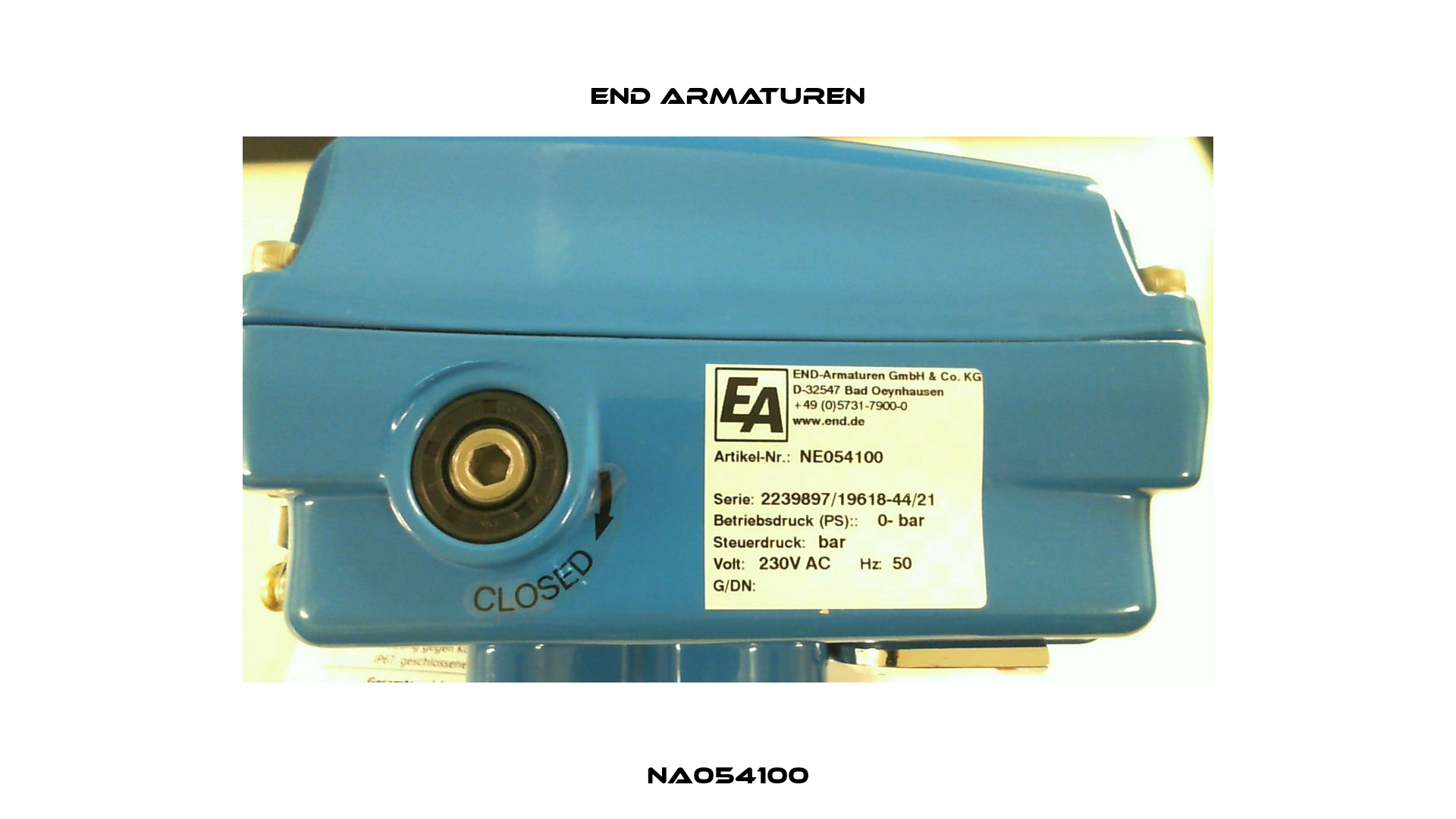 NA054100 End Armaturen