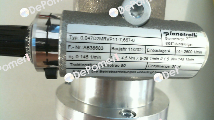 0,047D2MRVP11-7,667-0(11k6x23) Planetroll