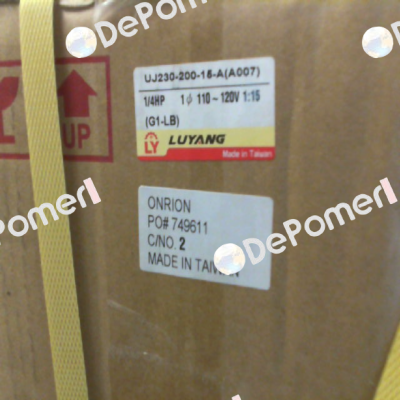 UJ230-200-15-A(A007) Luyang Gear Motor