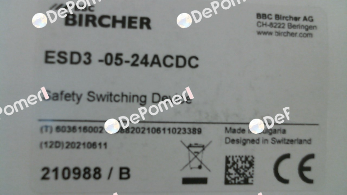 210988 / ESD3-05-24ACDC Bircher