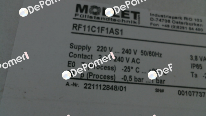 RF11C1F1AS1 Mollet