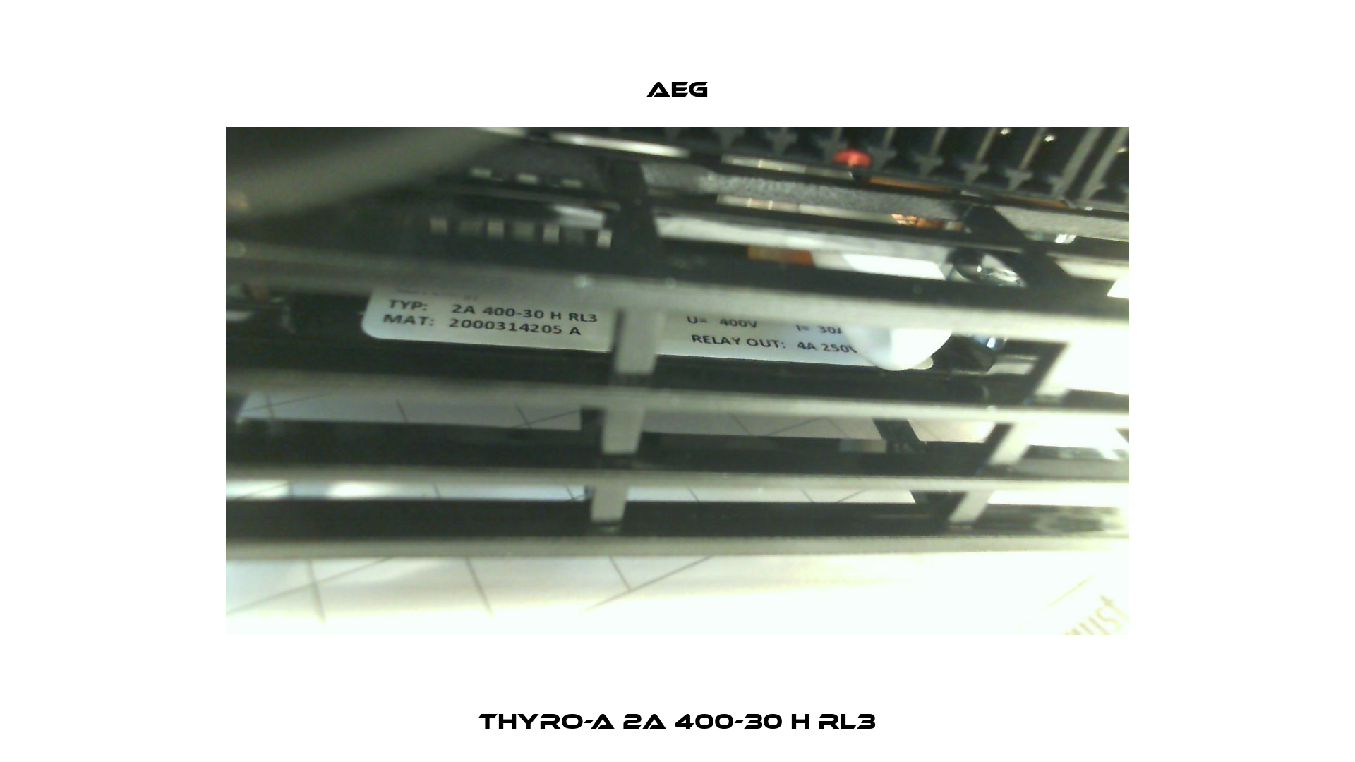 Thyro-A 2A 400-30 H RL3 AEG