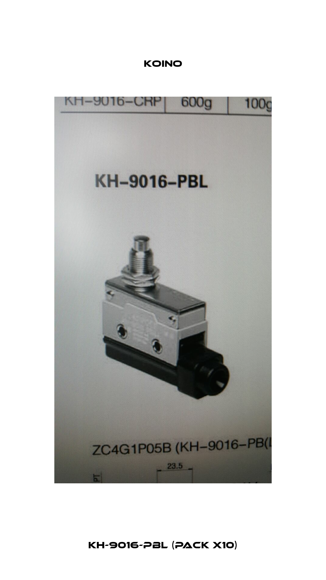 KH-9016-PBL (pack x10) Koino