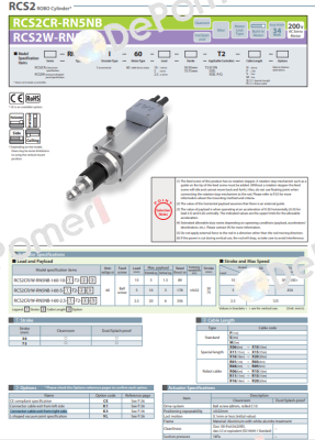 RCS2CR-RP5NB-I-60-10-50-T2-S-K3 IAI