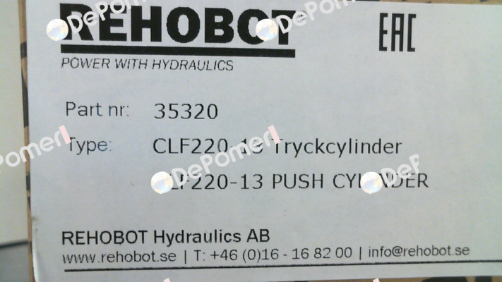 p/n: 35320, Type: CLF220-13 Rehobot