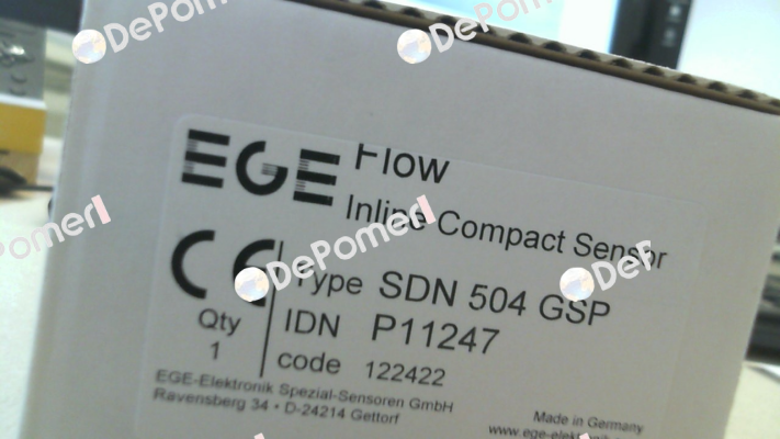 p/n: P11247, Type: SDN 504 GSP Ege