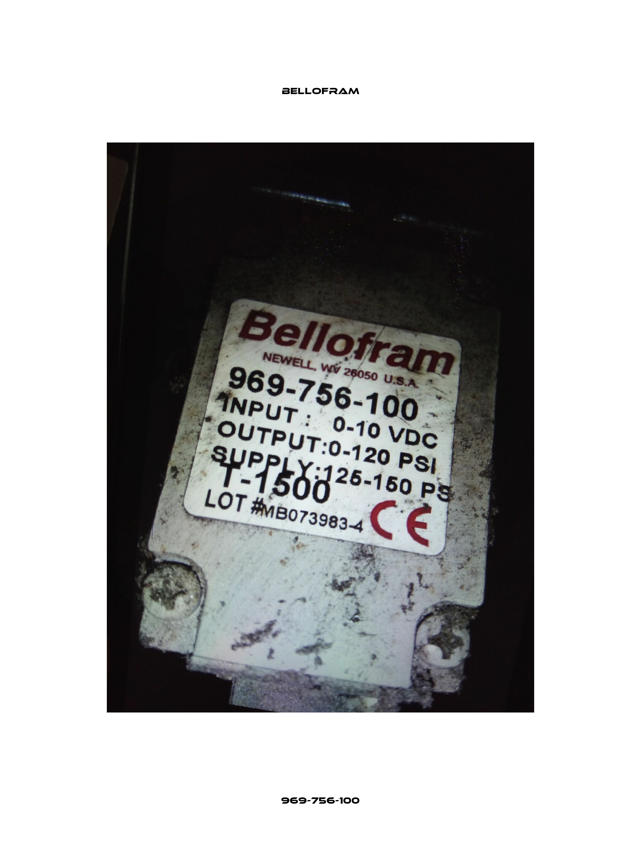 969-756-100 Bellofram