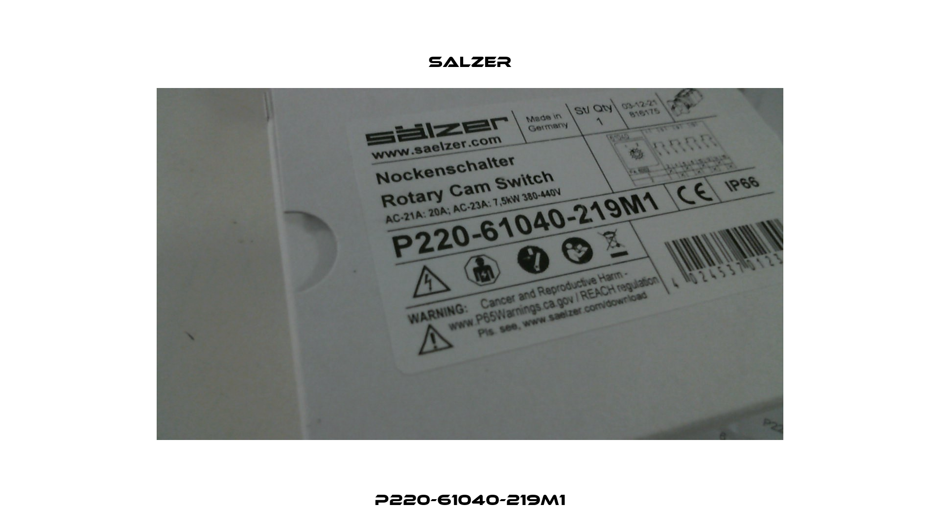 P220-61040-219M1 Salzer