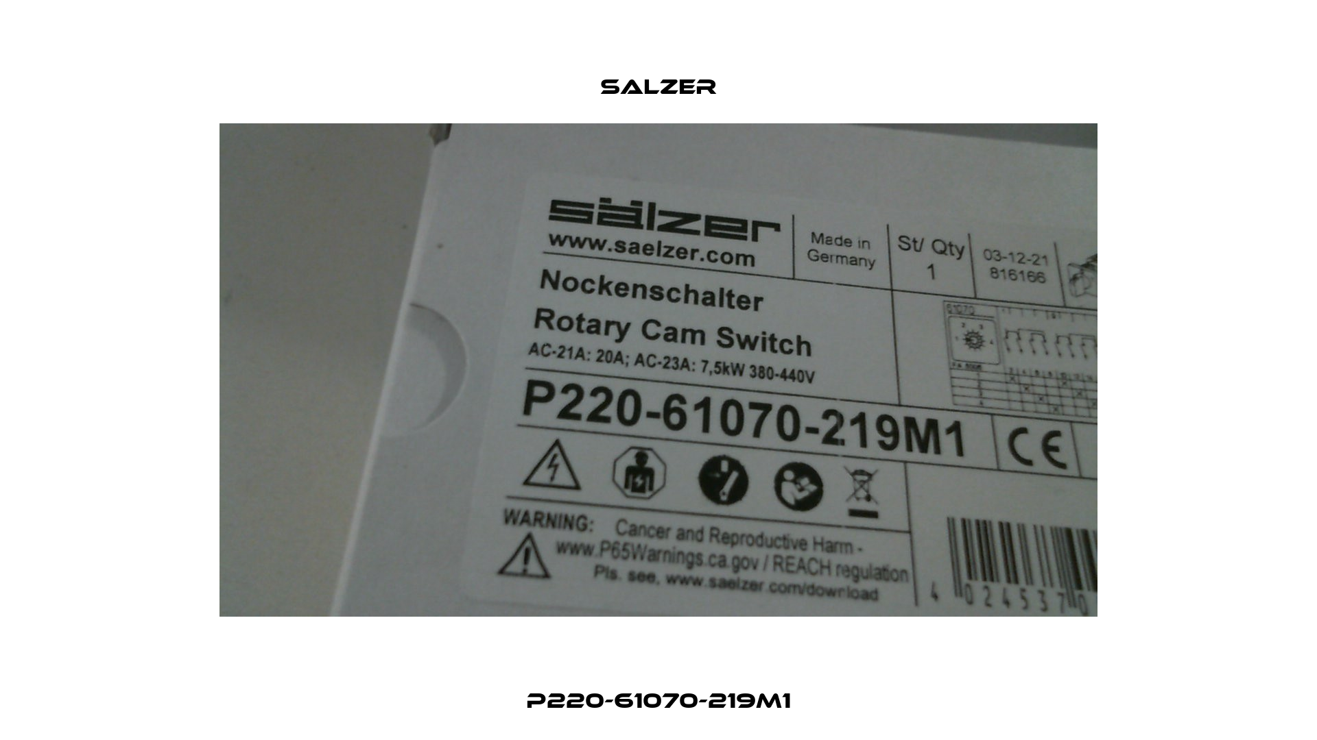 P220-61070-219M1 Salzer