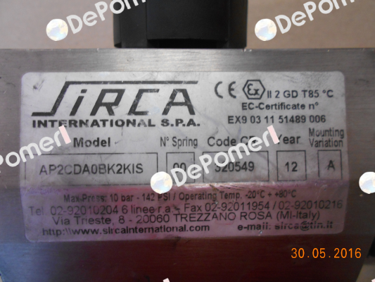 AP02DA0BH2BIS  Sirca