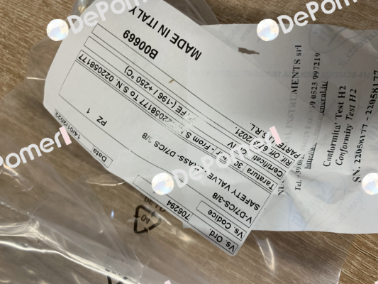 018398599 Nuova General Instruments