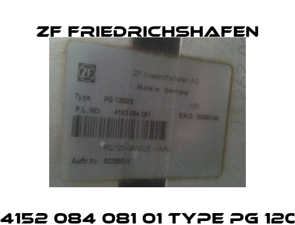 Nr. 4152 084 081 01 Type PG 1200/2 ZF Friedrichshafen