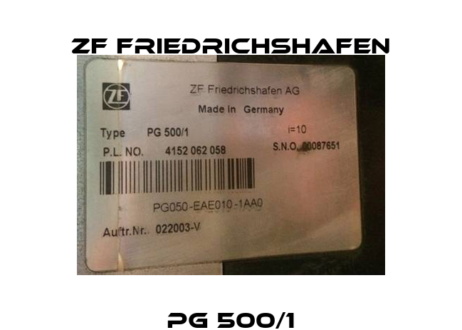  PG 500/1  ZF Friedrichshafen