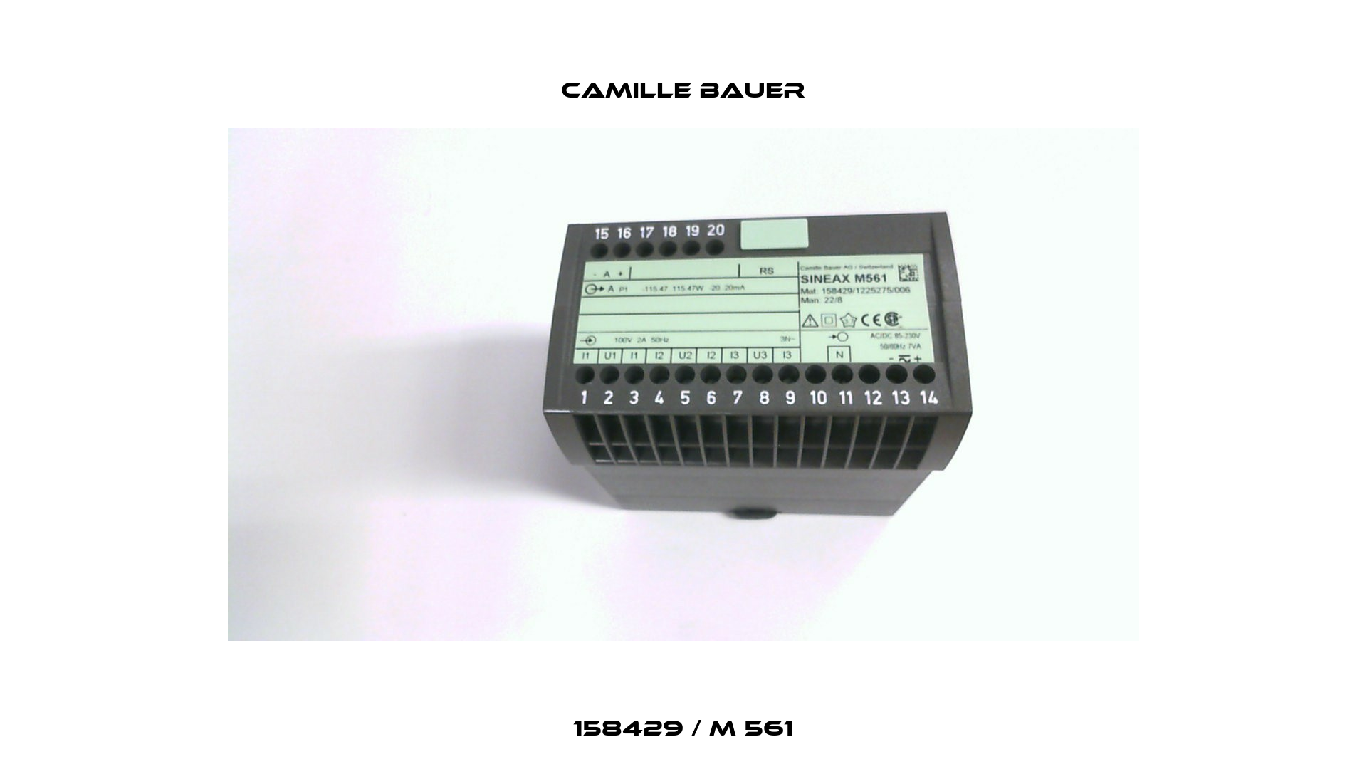158429 / M 561 Camille Bauer
