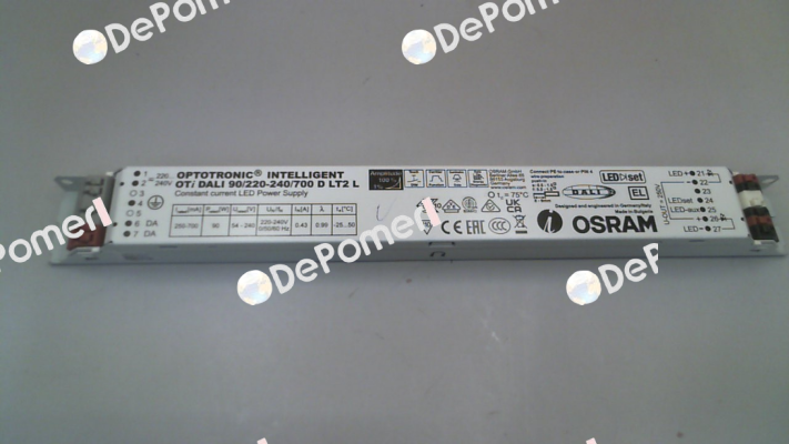 P/N: OS-4052899494244, Type: OTI DALI 90/220-240/700D LT2L VS20 Osram